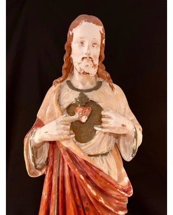 Sagrado Corazón de Jesús - 65 cm año 1920